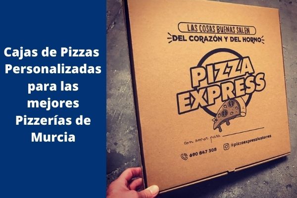 cajas de pizzas para las mejores pizzerias de Murcia