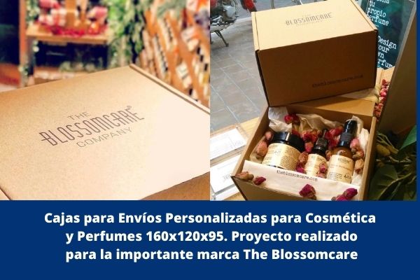 cajas para Envíos de Cosmética y Perfumes Personalizada