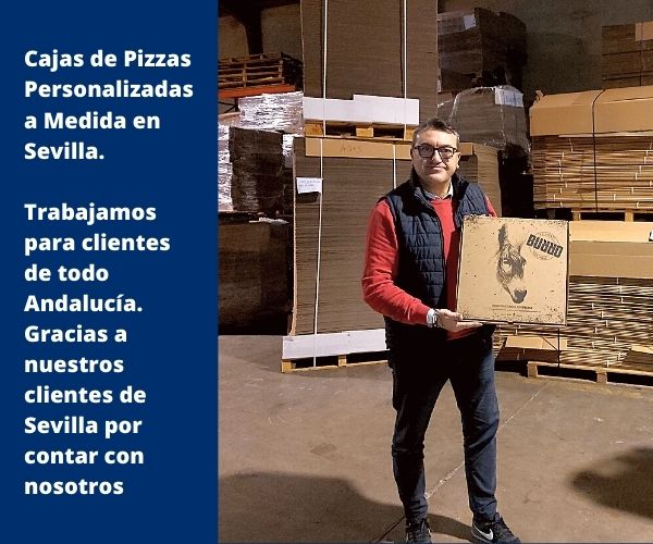 cajas de pizzas Sevilla