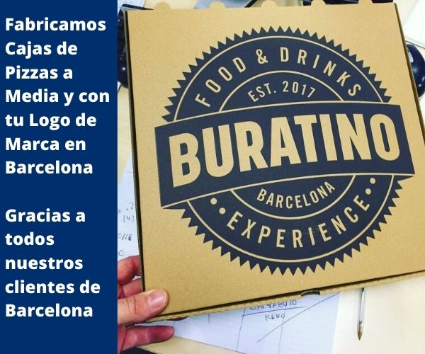 cajas de Pizzas a Medida y Personalizadas Barcelona