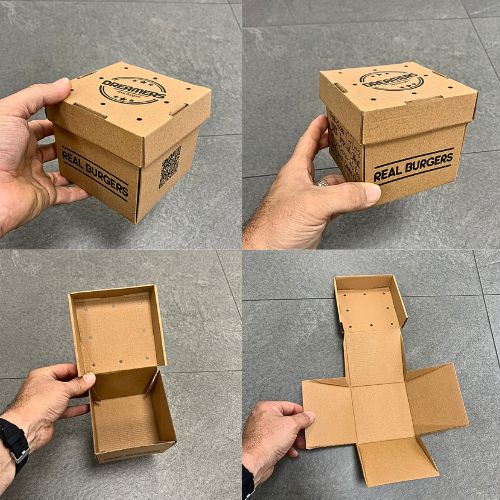 cajas de Envíos para Hamburguesas