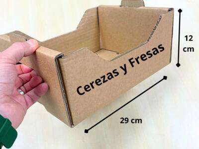 Cajas para 2 kg de CEREZAS, FRESAS y ARANDANOS