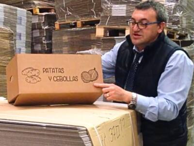 Cajas para Frutas y Verduras PATATAS – CEBOLLAS