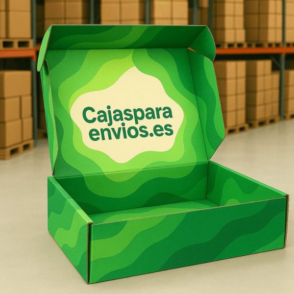 cajas con impresión digital tapa abierta