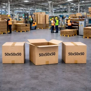 Cajas de Cartón Grandes 50x50x50 CANAL DOBLE