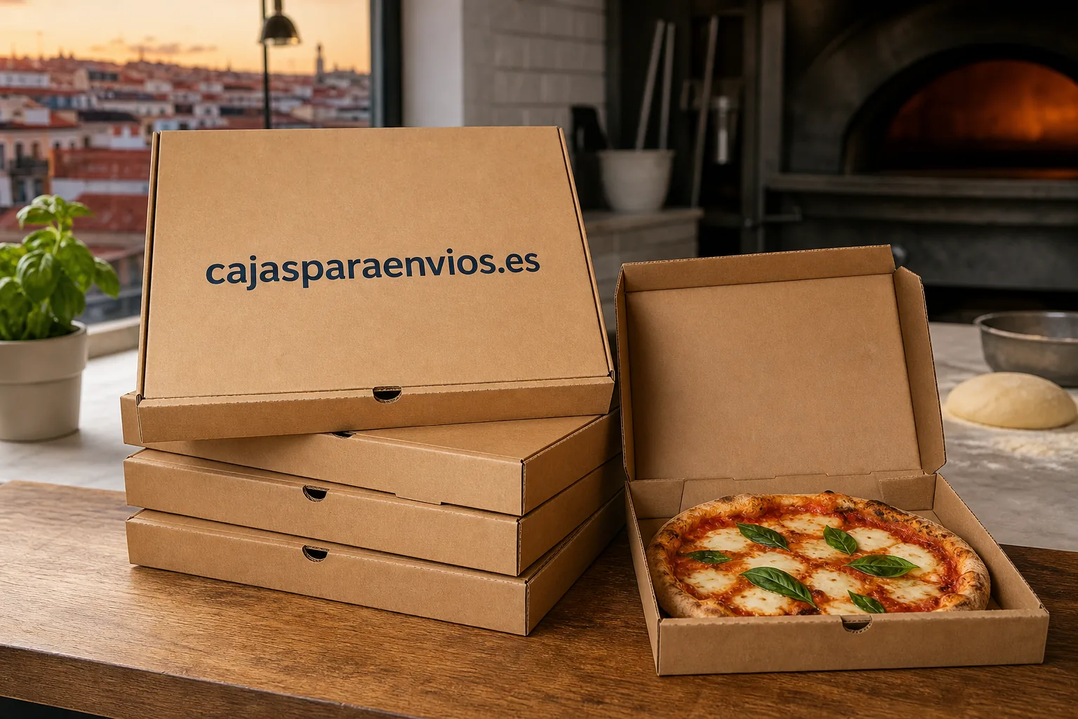 cajas de pizzas Madrid