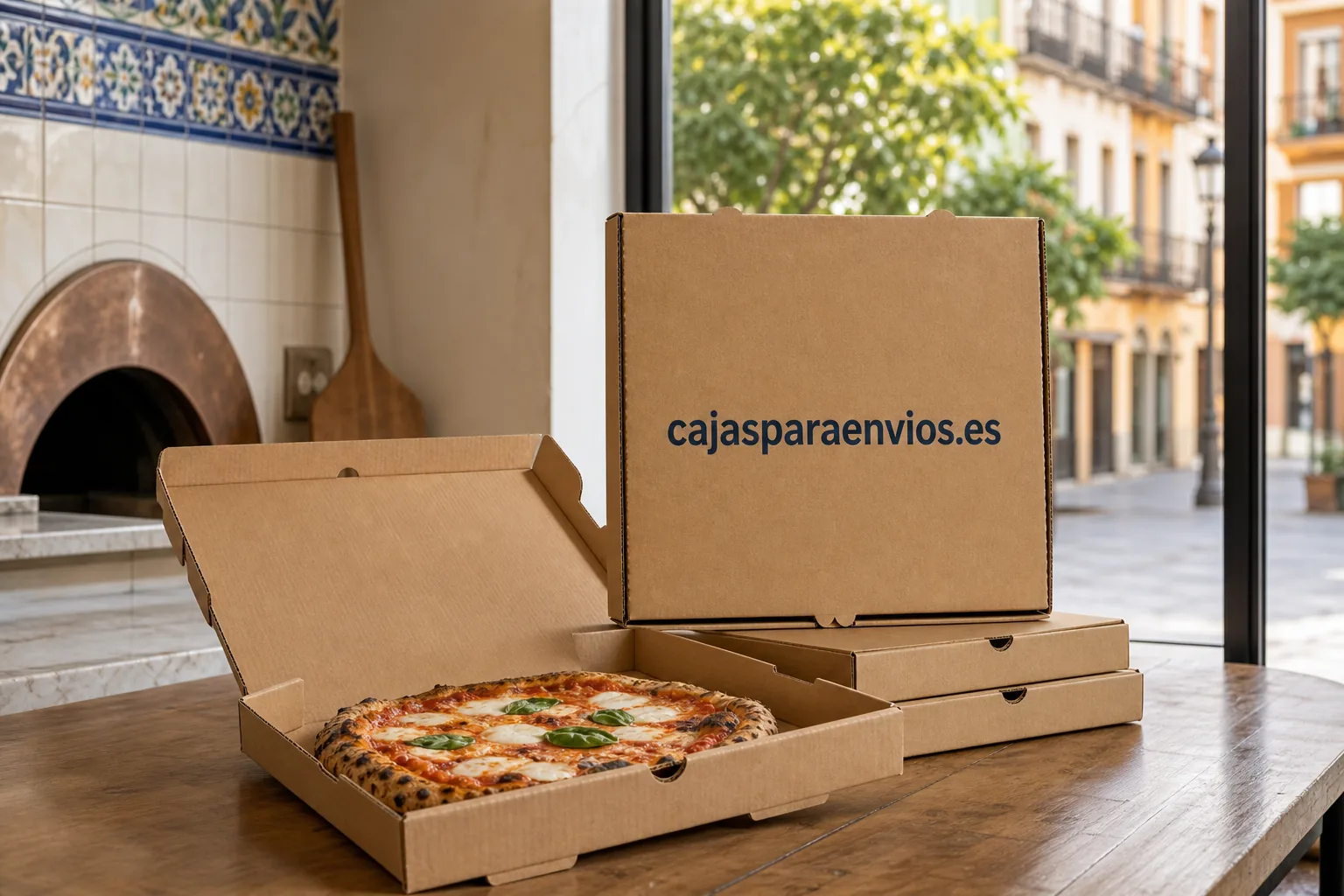 cajas de pizzas Sevilla
