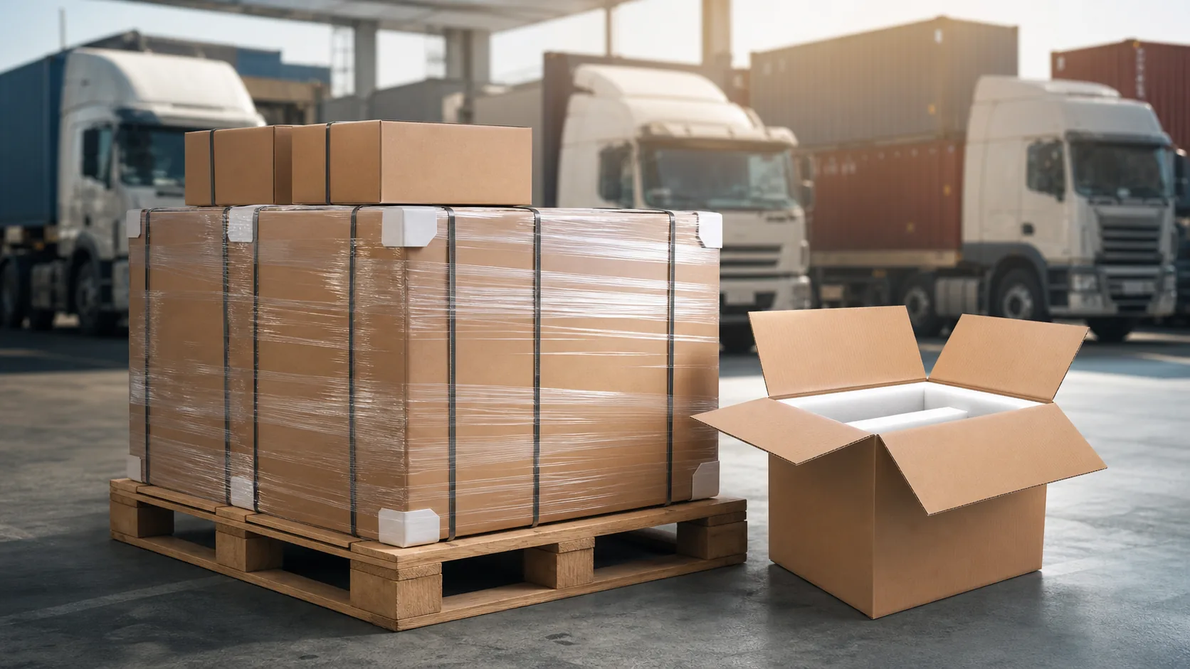Cajas de cartón reforzadas para envíos internacionales