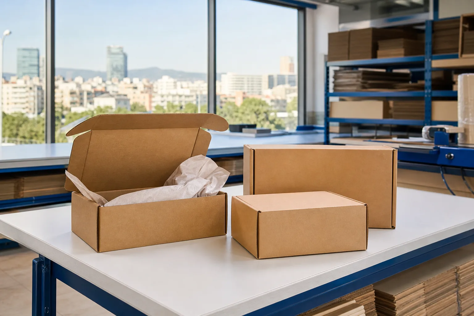Cajas para envíos Barcelona de cajasparaenvios.es